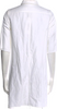 MAISON MARGIELA PARIS. MM6. White Cotton/Linen Mini Dress