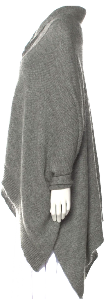 Maison Margiela MM6 Paris. Cotton/Mohair Cardigan/Poncho Style Sweater