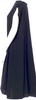 Maison Margiela MM6. Black Bateau Neckline Midi Length Dress