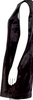 Maison Margiela MM6 Paris. Black Cotton/Modal Blend Crew Neck Mini Dress