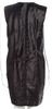Maison Margiela MM6 Paris. Black Cotton/Modal Blend Crew Neck Mini Dress
