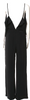 Maison Margiela MM6 Paris. Black Viscose Blend Cowl Neck Jumpsuit