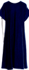 Maison Margiela Paris. MM6. Blue Mohair, Polymaide, Acrylic Blend Short Sleeves Crew Neck Midi Length Dress