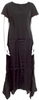 Maison Margiela Paris. MM6 Black Scoop Neck Long Dress
