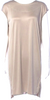 MAISON MARGIELA PARIS. MM6 Grey Cupro Oversized  Mini Dress