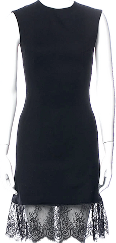 Comme des Garcons Japan. Black PolyTech 2014 Collection Shift Dress