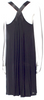 ALEXANDER MCQUEEN UK. McQ. NEW. NWT. Black Plunge Neck Knee-Length Dress w/ Tags