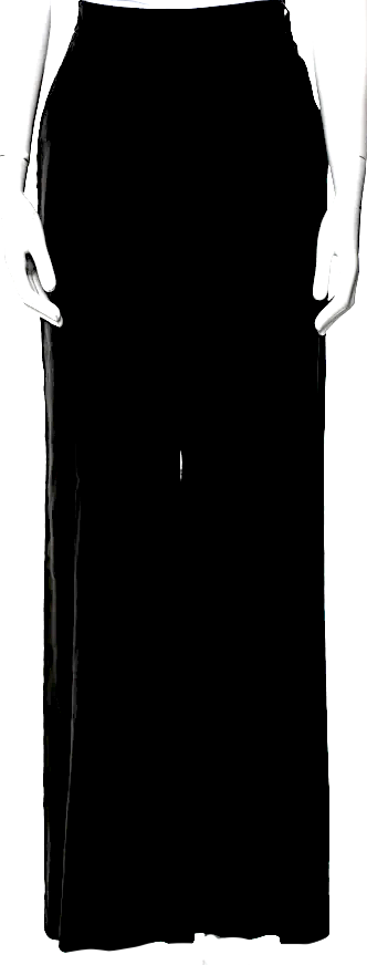 Nili Lotan  NY. Black Cotton/Elastane Wide Leg Pants