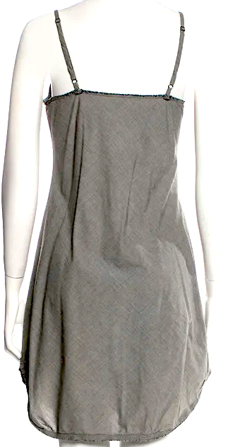 Nili Lotan NY. Cotton Plaid Print Mini Dress