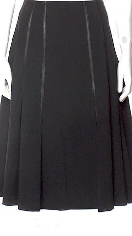 JIL SANDER Black Silk Sleeveless Dress