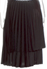 COMME DES GARCONS JAPAN. noir kei ninomiya. Black Pleated Accents Knee-Length Skirt