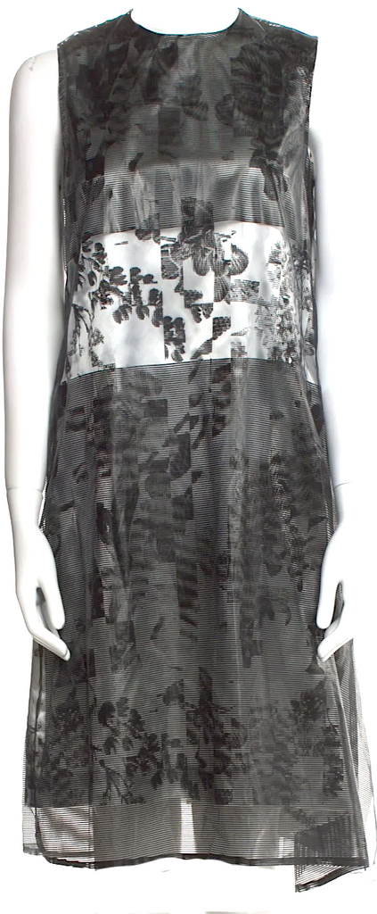 Comme des Garcons Japan. noir kei ninomiya.  Printed Knee-Length Dress