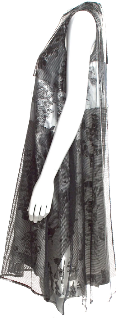 Comme des Garcons Japan. noir kei ninomiya.  Printed Knee-Length Dress