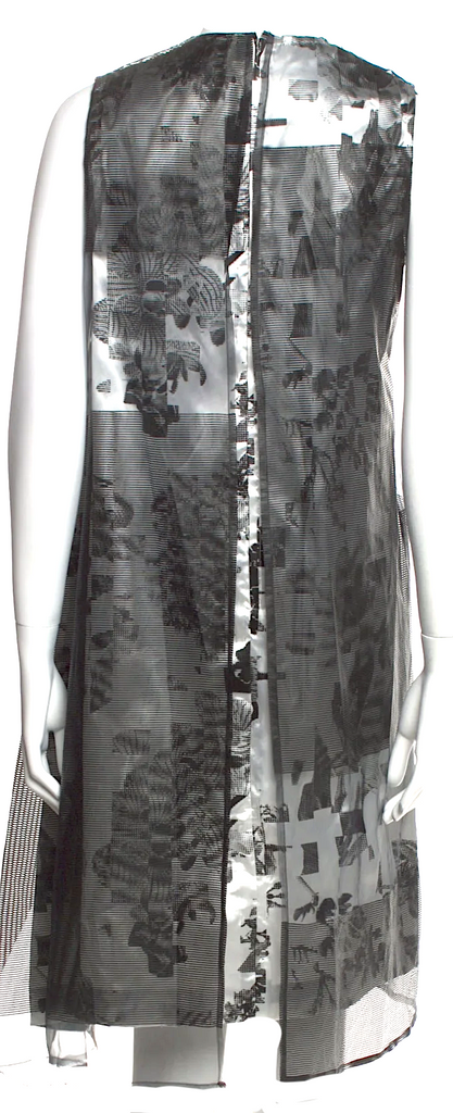 Comme des Garcons Japan. noir kei ninomiya.  Printed Knee-Length Dress