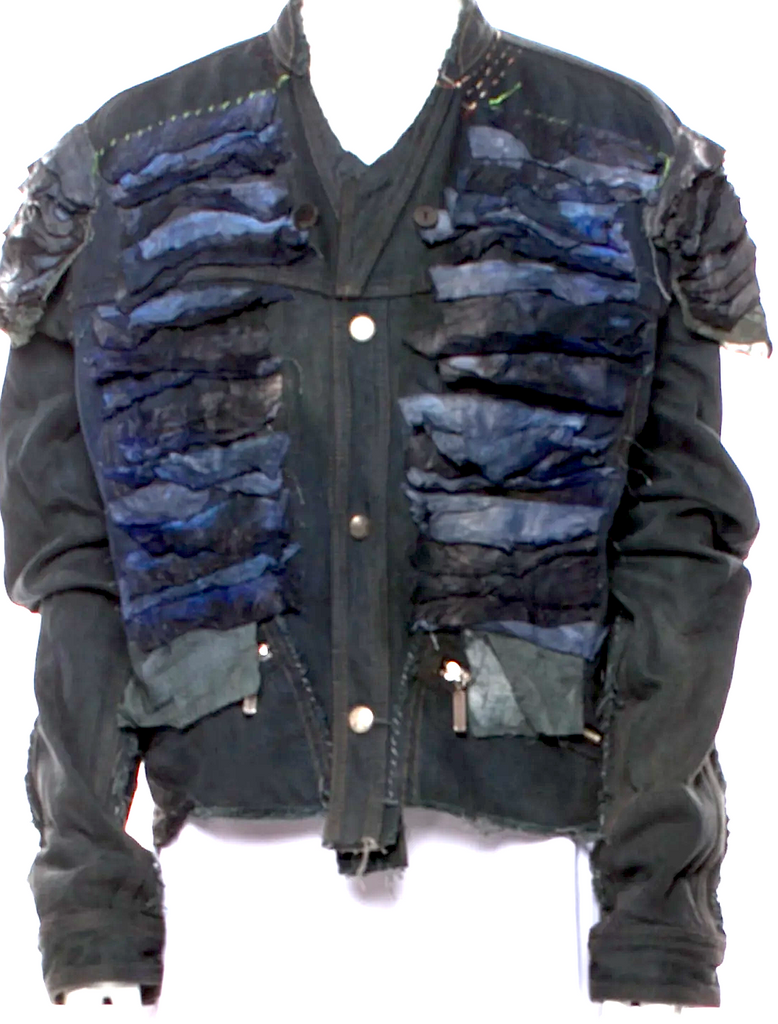 The People Of The Labyrinths  Amsterdam. Raw Edge & Distressed Jacket