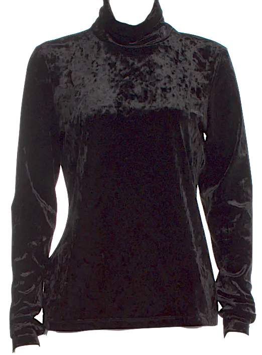 Proenza Schouler NY. White Label Black Turtleneck Long Sleeve Top
