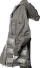 Rundholz Germany. Grey Cotton Blend Oversized Parka SZ S - L