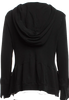 Rundholz GERMANY. Dark Grey Jacket  With Hood Raw-Edge Trim & Stand Collar