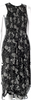 Ulla Johnson Grey Cotton Lace Printed Pattern Long Dress