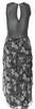 Ulla Johnson Grey Cotton Lace Printed Pattern Long Dress