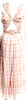 Ulla Johnson Cotton Plaid Print Long Dress