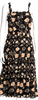 Ulla Johnson NY Cotton Blend Floral Print Ruffle/Pleats Embellishment Midi Length Dress