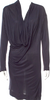 Vivienne Westwood UK. Red Label. Dark Gray Cowl Neck Knee-Length Dress