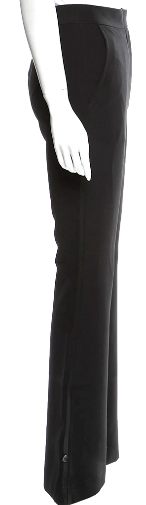 Viden (Totokaelo) Black Poly-Tech Wide Leg Flare Pants
