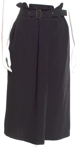 COMME des GARCONS Japan. Tricot. Grey Half Pleats Plaids Skirt