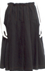 COMME des GARÇONS JAPAN. TRICOT. Vintage 2011 Collection Black Cotton Knee-Length Skirt