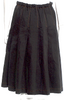 COMME des GARÇONS JAPAN. TRICOT. Vintage 2011 Collection Black Cotton Knee-Length Skirt