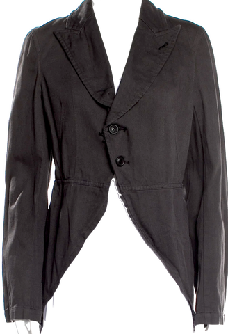 Mackage Montreal. Black Leather Long Sleeve Full Zip Collared Short Jacket