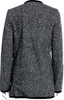 Comme des Garçons Japan. BLACK. NEW W/TAGS Grey Wool Tweed Pattern Evening Jacket