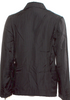 Comme des Garçons Japan. Black Pinstripe Cupro Vintage Long Sleeve Button-Up Blazer/Top