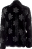 Yoshiki Hishinuma Japan. Vintage Printed Black Rayon Blend Jacket