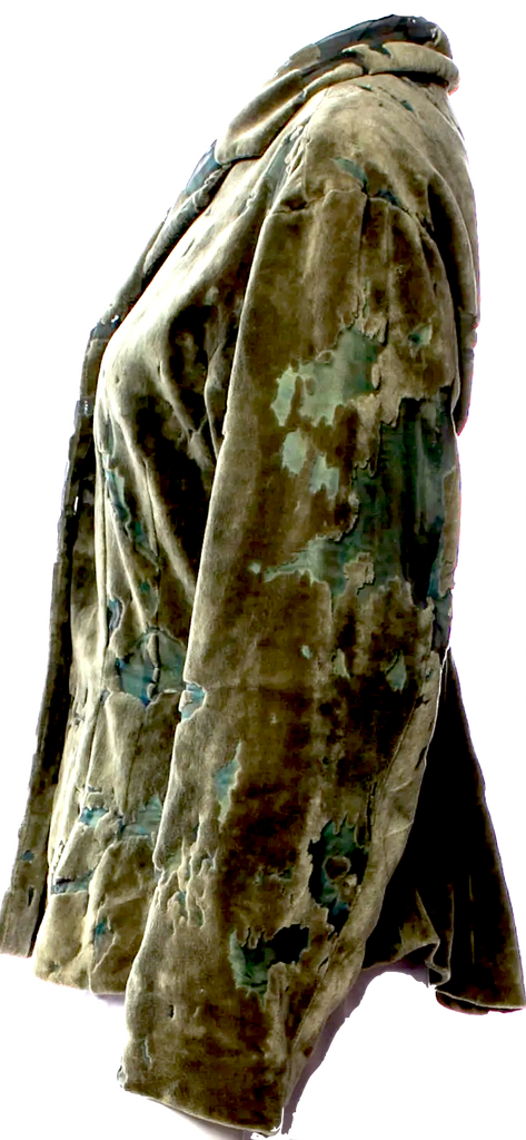 Yoshiki Hishinuma Japan. Vintage Cotton/Polytech  Blend Printed Blazer