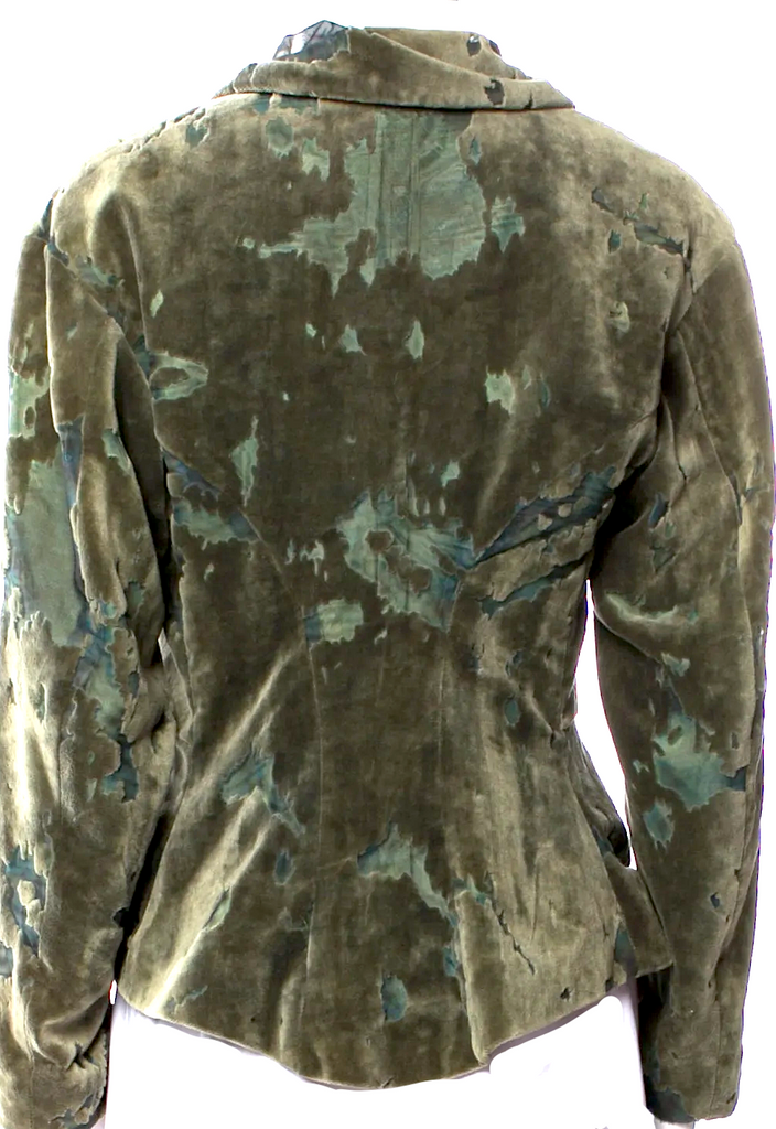 Yoshiki Hishinuma Japan. Vintage Cotton/Polytech  Blend Printed Blazer