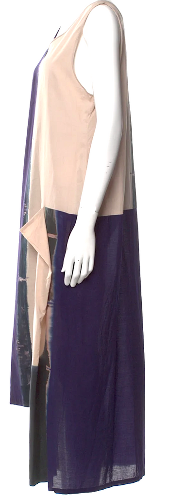 YOHJI YAMAMOTO JAPAN. Y'S 2000'S Collection Tencel/Cotton Maxi Dress