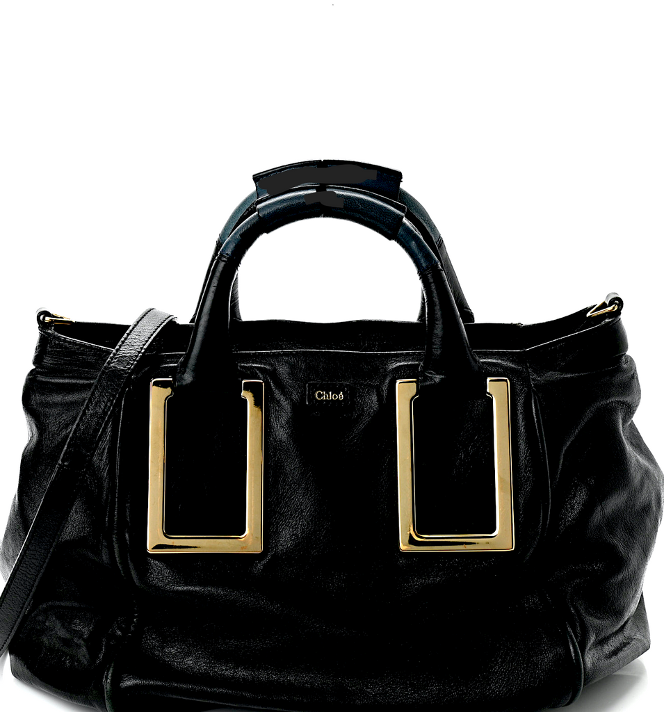 Chloe Paris. Black Leather MINI Crossbody / Shoulderbag