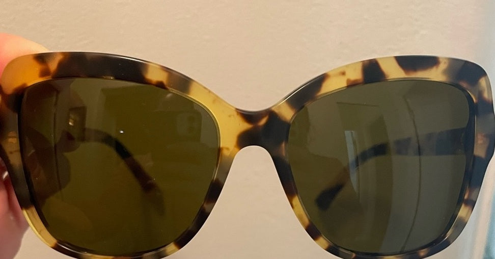 Dolce & Gabbana ITALY. Vintage Acetate Tortoise Shell Design Frames Dark Lens Sunglassestortoise sunglasses