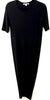 Acne Studios Stockholm. Black Cap Sleeve Jersey Dress