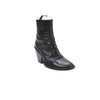 Ann Demeulemeester Belgium. Black Lambskin Leather Zip Ankle Boots