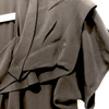 Miu Miu ITALY. Black Silk Dress with Pleats Size IT 38