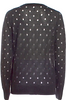 NOIR KEI NINOMIYA for Come des Garcons JAPAN. Black Polka Dot Print Sweater/Top