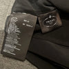 Prada Italy Black Viscose, Bow in Front, Sleeveless, Zipper in Back