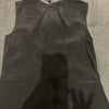 Prada Italy Black Viscose, Bow in Front, Sleeveless, Zipper in Back