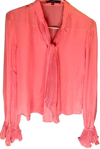 Hommegirls White Cotton Long Sleeve Button-Up Top/Tunic