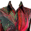 1970s Lanvin Psychedelics Polyester Long Sleeve Top