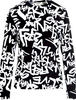 Comme des Garçons Japan. Graffiti Graphic Printed Long Sleeve Shirt