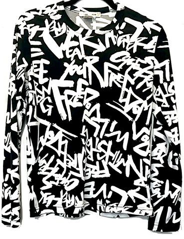 Comme des Garçons JAPAN. BLACK. Black Poly/Wool blend Blazer